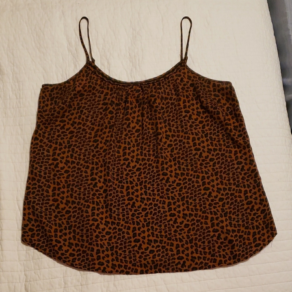 The Limited Brown and Black Relaxed Camisole
